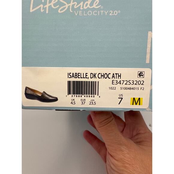 LifeStride Isabelle Dark Chocolate Loafers Women’s Size 7M - NEW IN BOX - Picture 10 of 11